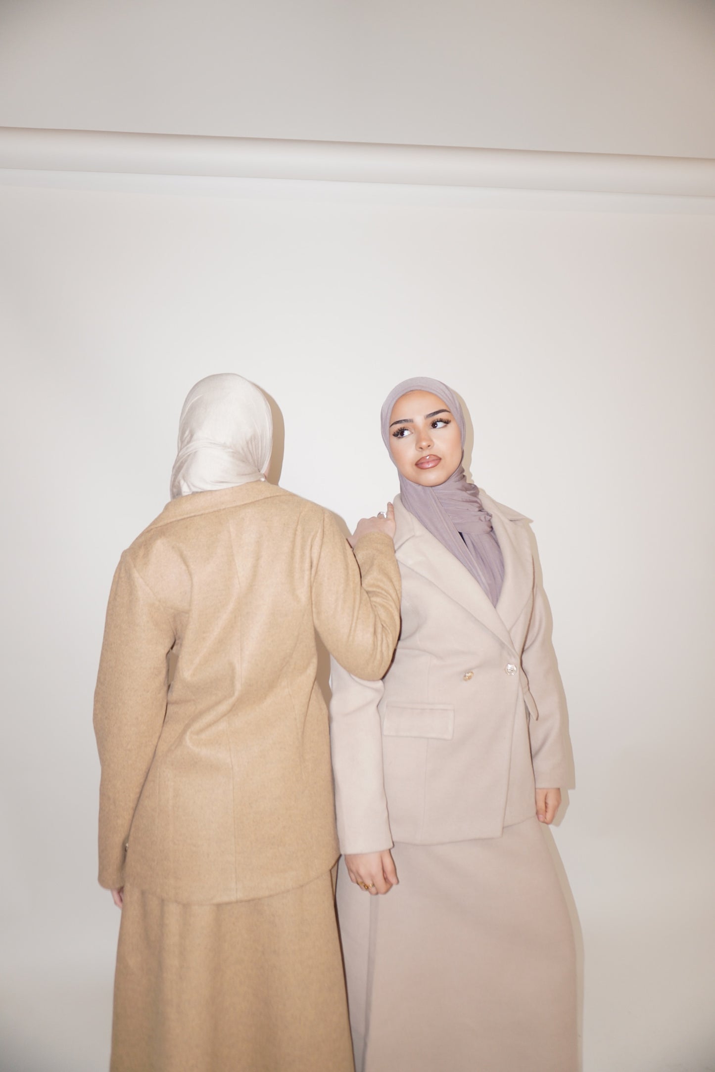 Classic Beige Tailored Suit